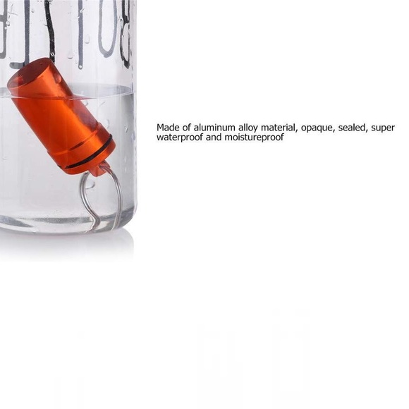 Black Waterproof Aluminum Keychain *free add-on - Picture 4 of 4